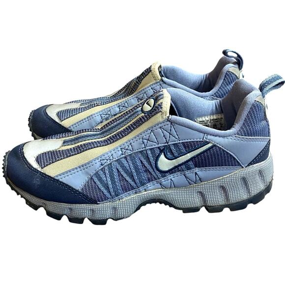 Nike Air Vintage Women's Humara Trail Running Shoe  2000 9 Blue White Zoom Air - Picture 9 of 9